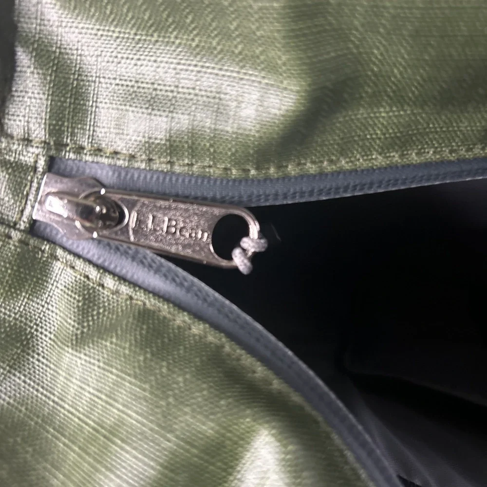 NEW LL Bean Adventure Pro Duffle And Tote Green Nylon Water Resistant Backpacks